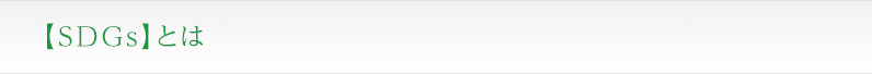 【SDGs】とは